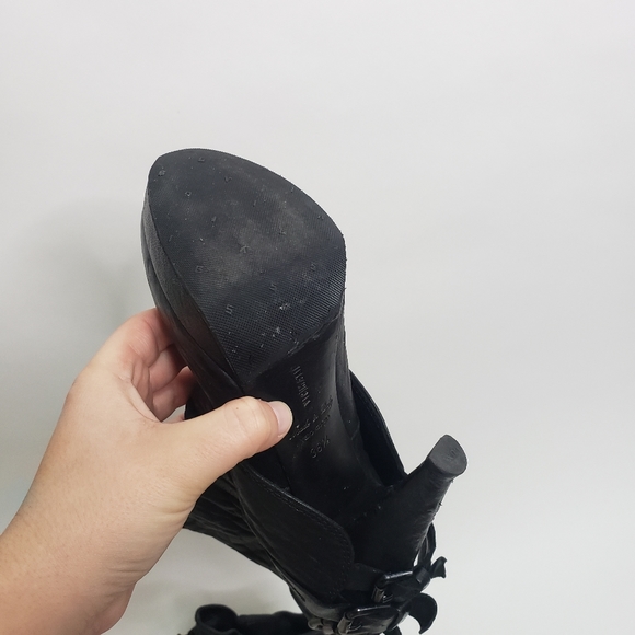 Vic Matie heeled leather booties black - Picture 5 of 9